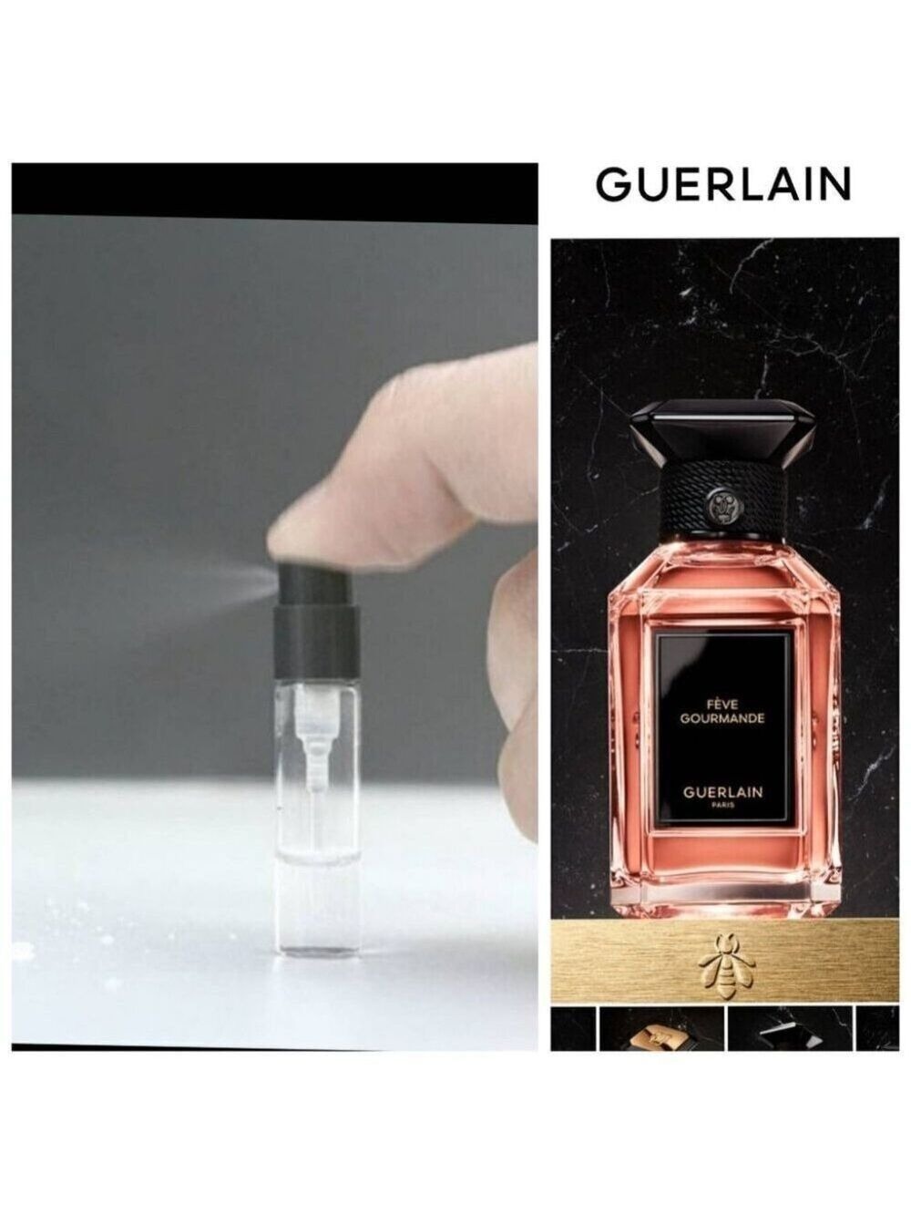 GUERLAIN | FÈVE GOURMANDE 2ml niche perfume sample atomizer
